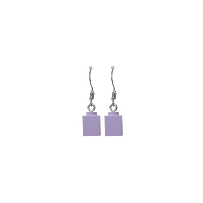 Lego® 1X1 Brick Earring - Lavender
