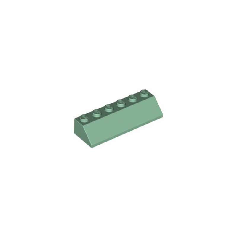 LEGO 6254955 ROOF TILE 2X6 45° - SAND GREEN