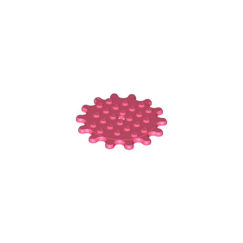 LEGO 6258385 ROUE ENGRENAGE 6X6, Z14 - CORAL