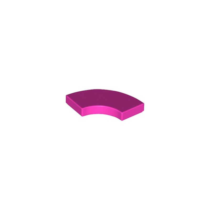 LEGO 6331807 PLATE LISSE 2X2 1/4 ROND - ROSE
