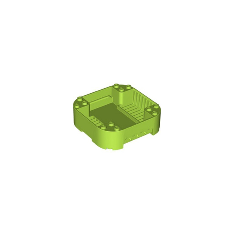 LEGO 6317519 BOX 8X8X2 - BRIGHT YELLOWISH GREEN