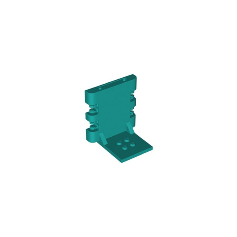 LEGO 6317525 PLATE 4X5X5 1/3 W/ HORIZONTAL FORK - BRIGHT BLUEGREEN