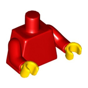 LEGO 4275872 TORSE - ROUGE