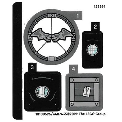 Stickers / Autocollant Lego Super Heroes - Batman™ - 76179