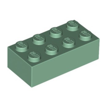 LEGO 6075626 BRICK 2X4 - SAND GREEN