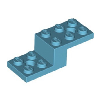 LEGO 6355732 STONE 1X2X1 1/3 W. 2 PLATES 2X2 - MEDIUM AZUR