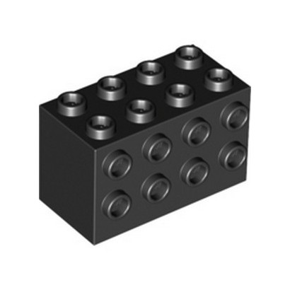 LEGO 4494850 KNOB STONE 2X4X2 - BLACK