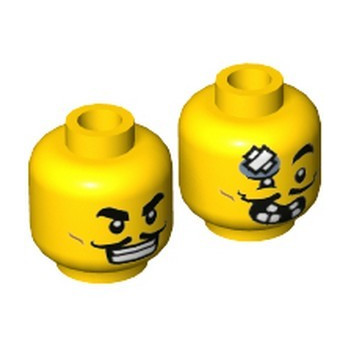 LEGO 6339079 MAN HEAD ( 2 FACES )