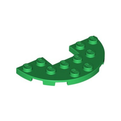 LEGO 6303715 1/2 ROND  3X6 - DARK GREEN