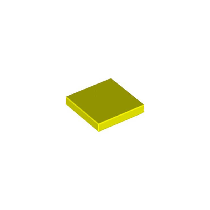 LEGO 6380131 PLATE LISSE 2X2 - VIBRANT YELLOW