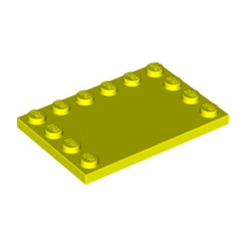 LEGO 6383021 PLATE 4X6 W. 12 KNOBS - VIBRANT YELLOW