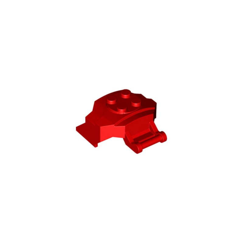 LEGO 6371691 DESIGN ELEMENT, 4X5X2 - ROUGE