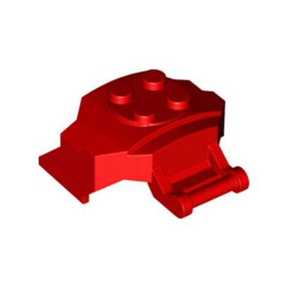 LEGO 6371691 DESIGN ELEMENT, 4X5X2 - ROUGE