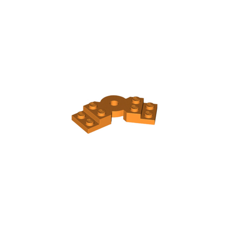 LEGO 6372446 PLATE, ROTATED, 45 DEG. - ORANGE
