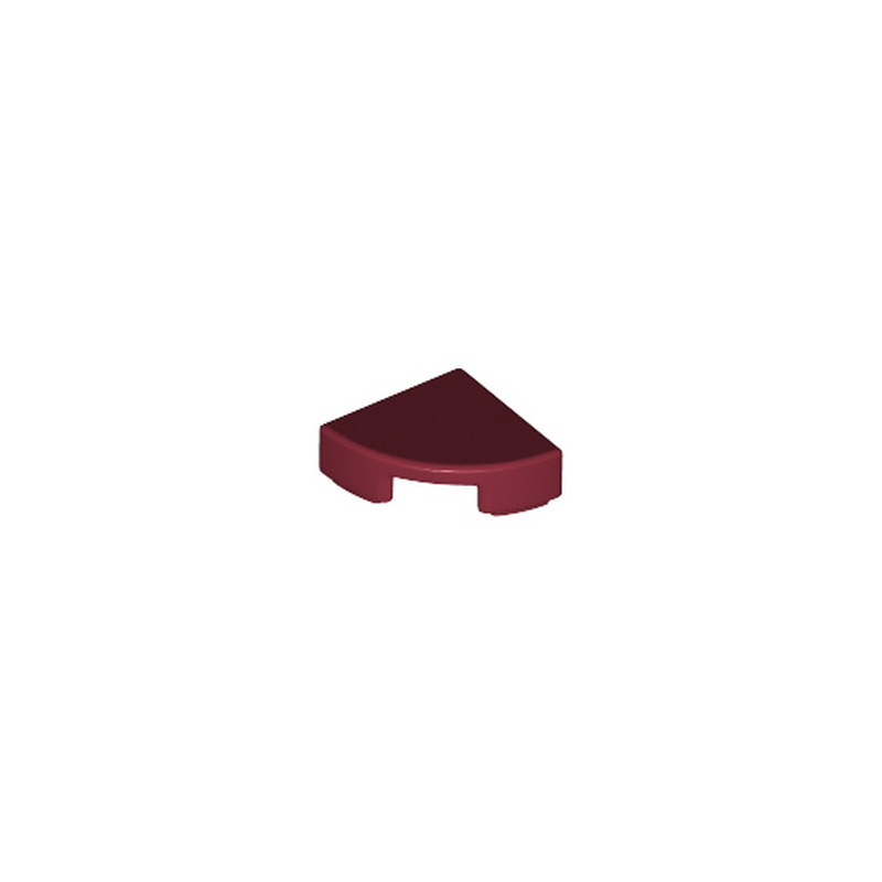 LEGO 6311890 PLATE LISSE 1/4 ROND 1X1 - NEW DARK RED