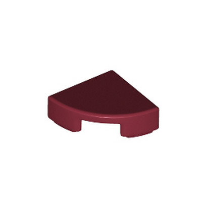 LEGO 6311890 PLATE LISSE 1/4 ROND 1X1 - NEW DARK RED