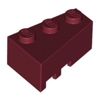 LEGO 6253641 RIGHT ROOF TILE 2X3 - NEW DARK RED