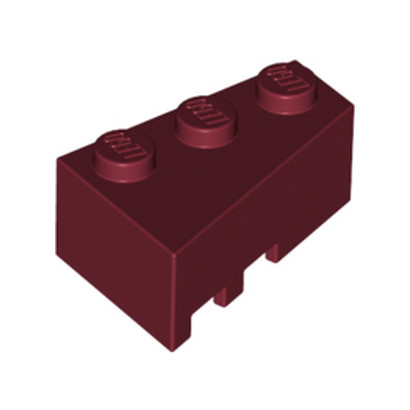 LEGO 6253641 RIGHT ROOF TILE 2X3 - NEW DARK RED