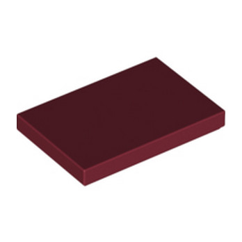 LEGO 6359681 PLATE LISSE 2X3 - NEW DARK RED