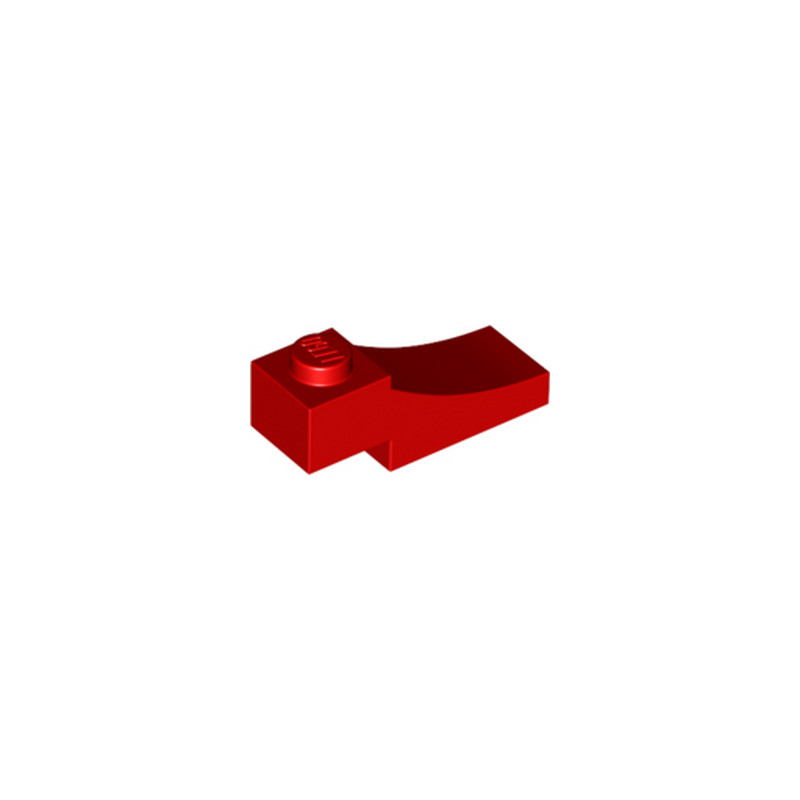 LEGO 6365716 DEMI-ARCHE EXTERIEUR 1X3 - ROUGE