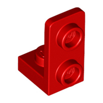 LEGO 6345637 PLATE 1X1, W/ 1.5 PLATE 1X2, UPWARDS - RED