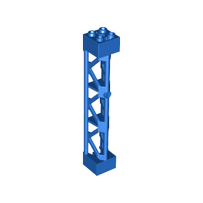 LEGO 6384672 LATTICE TOWER 2X2X10 W/CROSS - BLUE