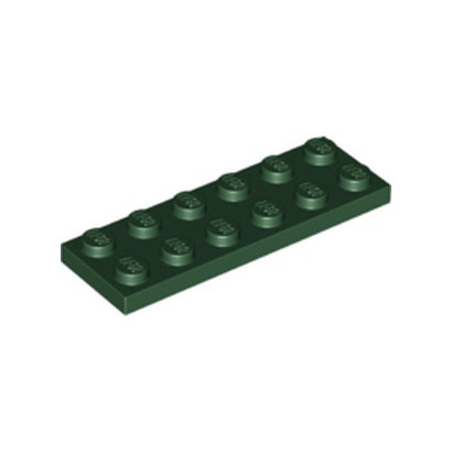 LEGO 6253283 PLATE 2X6 - EARTH GREEN