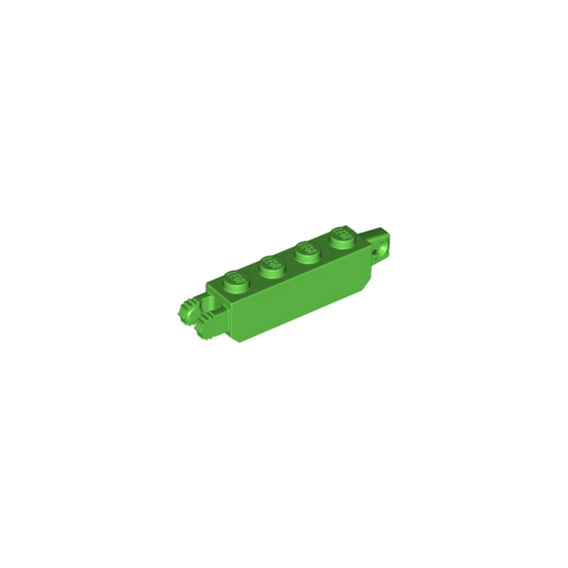 LEGO 6316283 BRICK 1X4 FRIC/STUB/FORK VERT - BRIGHT GREEN