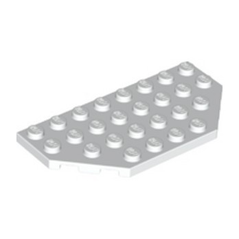 LEGO 6343071 PLATE 4X8 ANGLE 45 DEG - BLANC