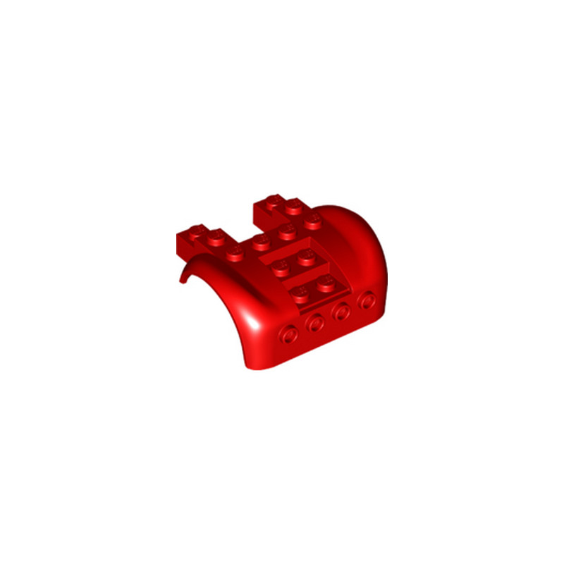 LEGO 6369933 FRONT SHELL 6X6X2 1/3 - RED
