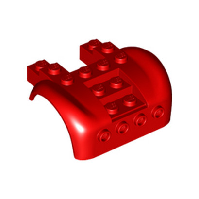 LEGO 6369933 FRONT SHELL 6X6X2 1/3 - RED
