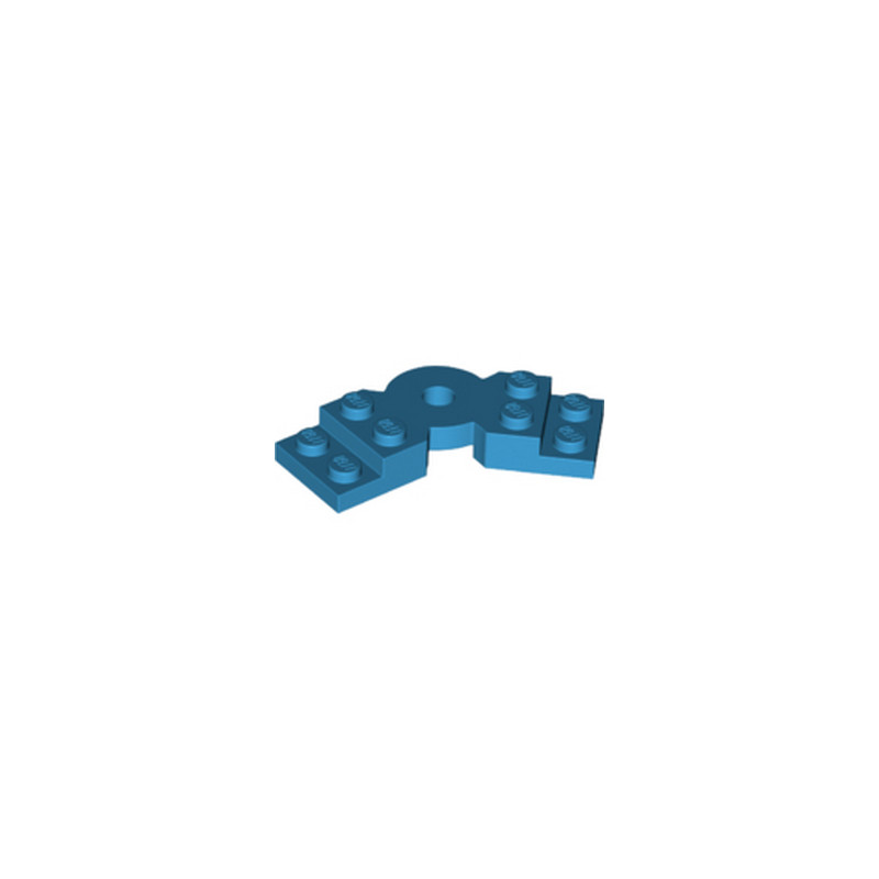 LEGO 6365678 PLATE, ROTATED, 45 DEG. - DARK AZUR