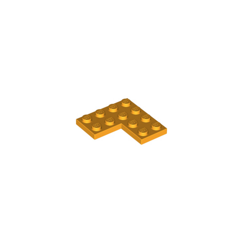 LEGO 6369678 PLATE D'ANGLE 2X4X4 - FLAME YELLOWISH ORANGE