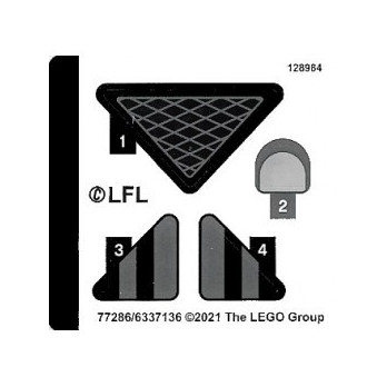 Stickers Lego Star Wars 75304