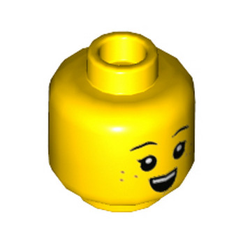 LEGO 6361751 GIRL HEAD - YELLOW