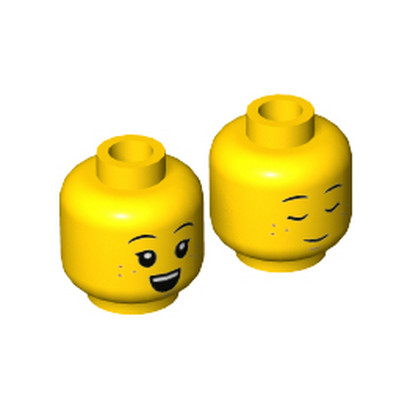 LEGO 6361751 GIRL HEAD - YELLOW