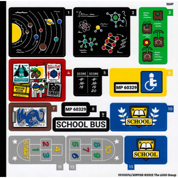 Stickers Lego® City 60329