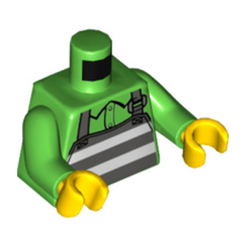 LEGO 6390143 PRINTED TORSO - BIRGHT GREEN