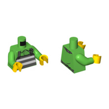 LEGO 6390143 TORSE IMPRIME - BRIGHT GREEN