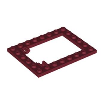 LEGO 6389824 TRAPDOOR FRAME 6X8 - NEW DARK RED