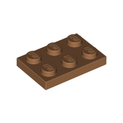 LEGO 6334099 PLATE 2X3 - MEDIUM NOUGAT