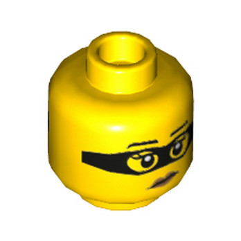 LEGO 6375487 TÊTE VOLEUSE (2 FACES) - JAUNE