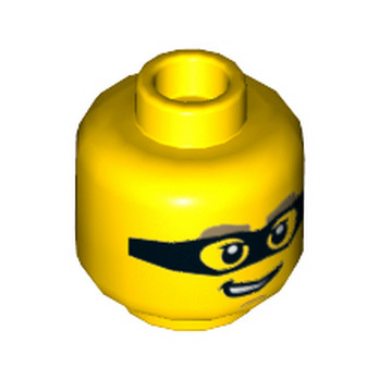 LEGO 6384848 THIEF HEAD - YELLOW
