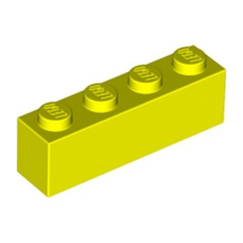 LEGO 6381736 BRICK 1X4 - VIBRANT YELLOW