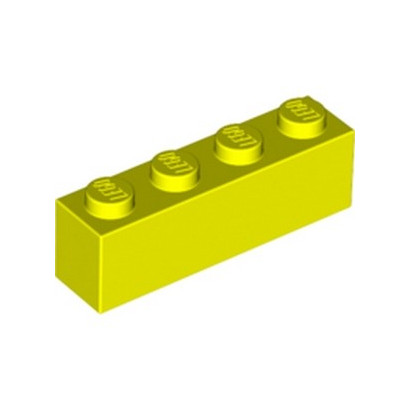 LEGO 6381736 BRICK 1X4 - VIBRANT YELLOW