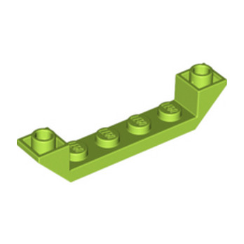 LEGO 6381973 INVERTED ROOF TILE 6X1X1 - BRIGHT YELLOWISH GREEN