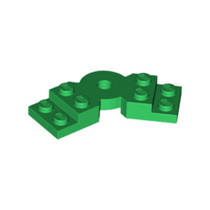 LEGO 6372712 PLATE, ROTATED, 45 DEG. - DARK GREEN