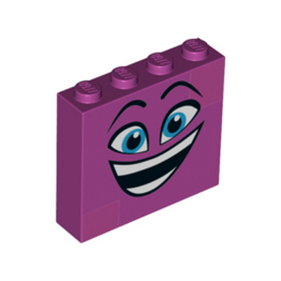 LEGO 6263002 BRIQUE 1X4X3 IMPRIME - MAGENTA