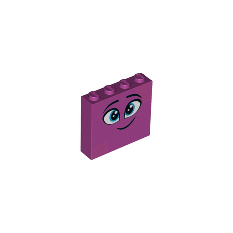 LEGO 6263008 BRICK 1X4X3 PRINTED - MAGENTA