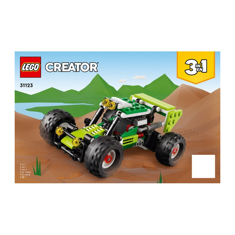 Instruction Lego Creator 3 en 1 - 31123